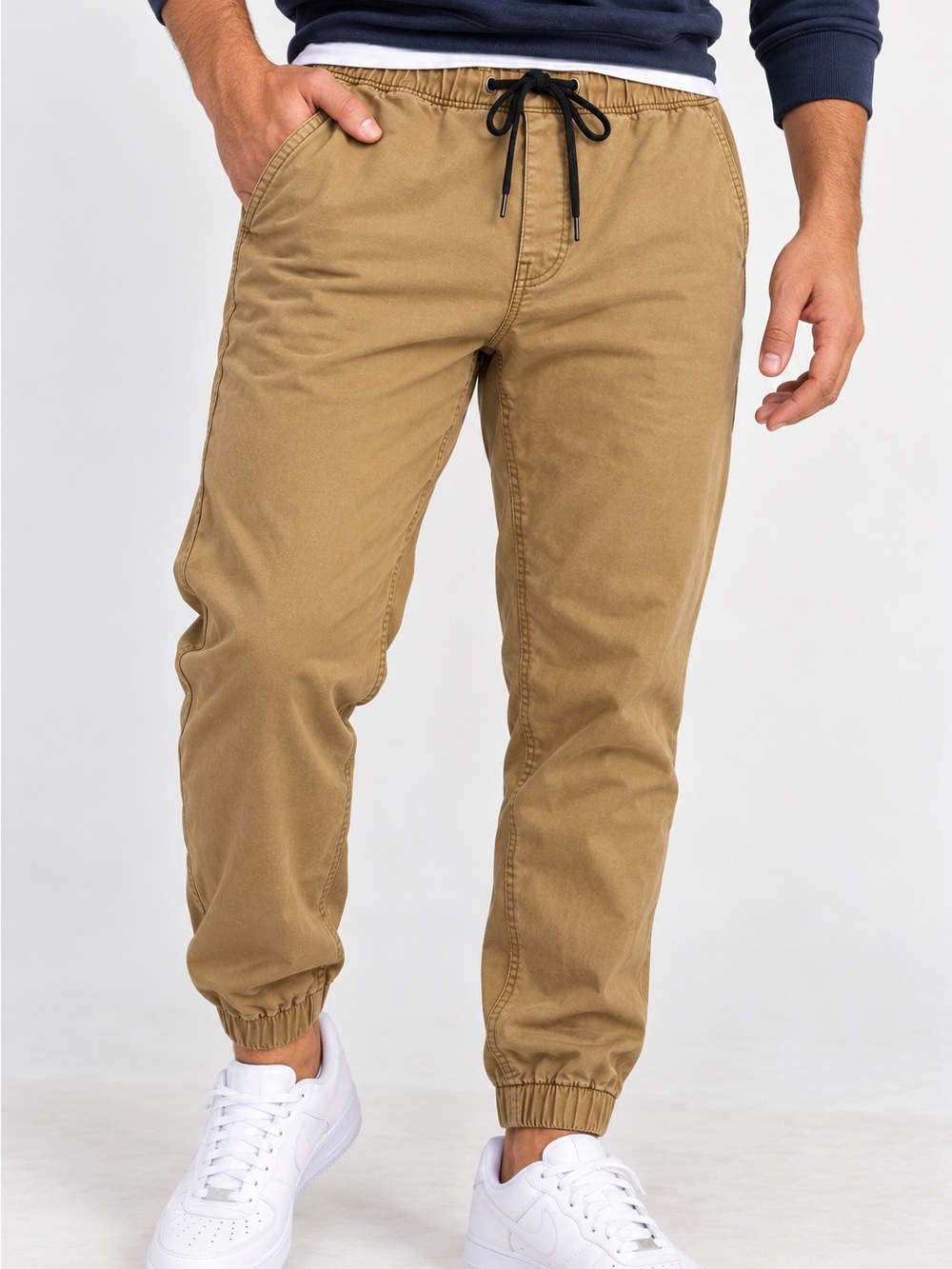 Old Navy Men's Tan Drawstring Joggers